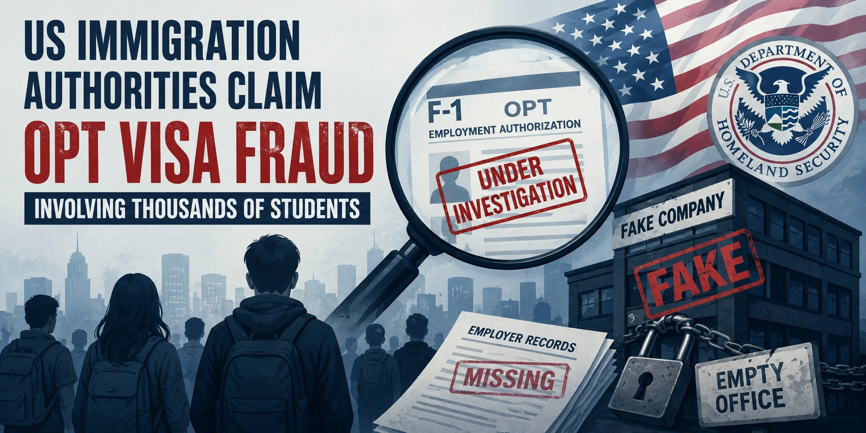 US Immigration Authorities Claim OPT Visa Fraud Involving Thousands of Students